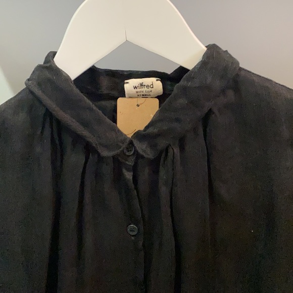 Aritzia Wilfred Layered Linen Blouse - Picture 3 of 3